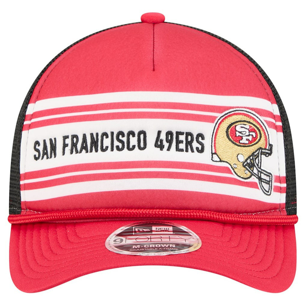 Linear A-Frame 9FORTY Adjustable Hat - San Francisco 49ers