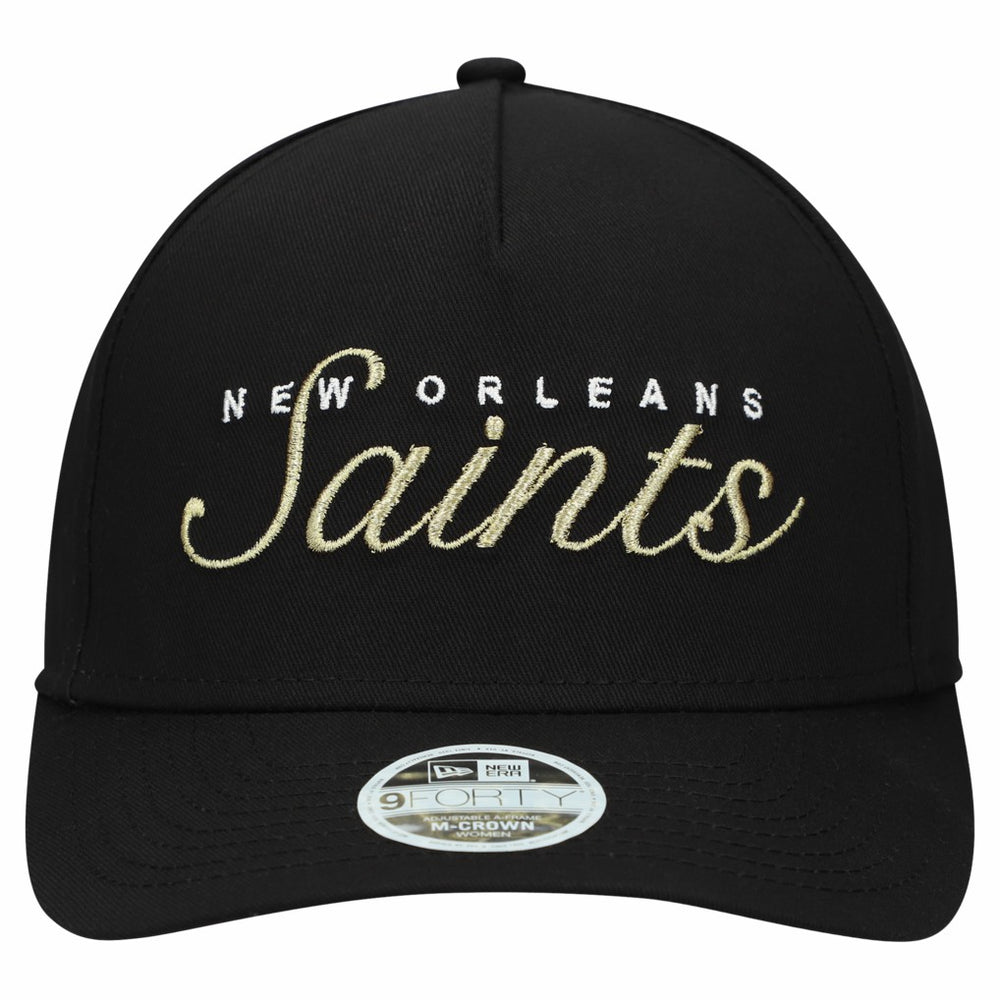 Women's Metallic 9FORTY M-Crown A-Frame Adjustable Hat - New Orleans Saints