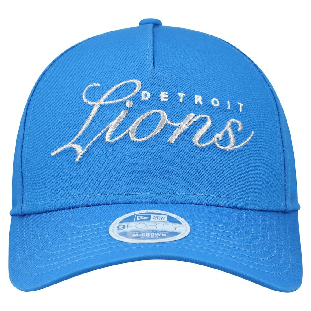 Women's Metallic 9FORTY M-Crown A-Frame Adjustable Hat - Detroit Lions