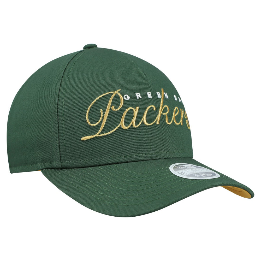 Women's Metallic 9FORTY M-Crown A-Frame Adjustable Hat - Green Bay Packers