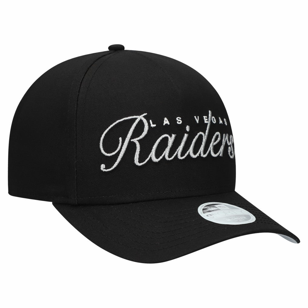 Women's Metallic 9FORTY M-Crown A-Frame Adjustable Hat - Las Vegas Raiders