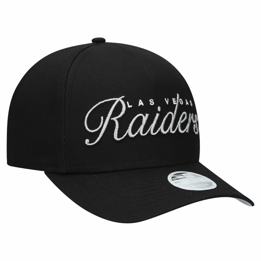 Women's Metallic 9FORTY M-Crown A-Frame Adjustable Hat - Las Vegas Raiders