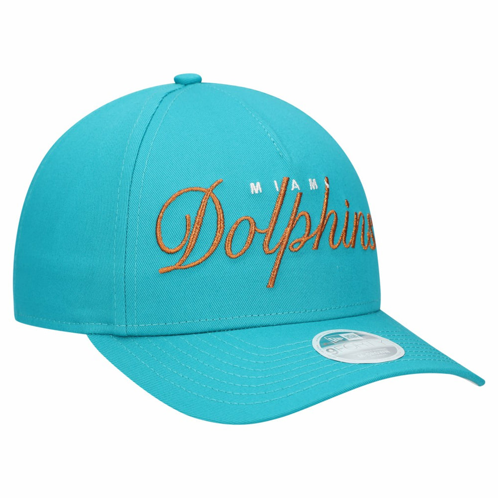 Women's Metallic 9FORTY M-Crown A-Frame Adjustable Hat - Miami Dolphins