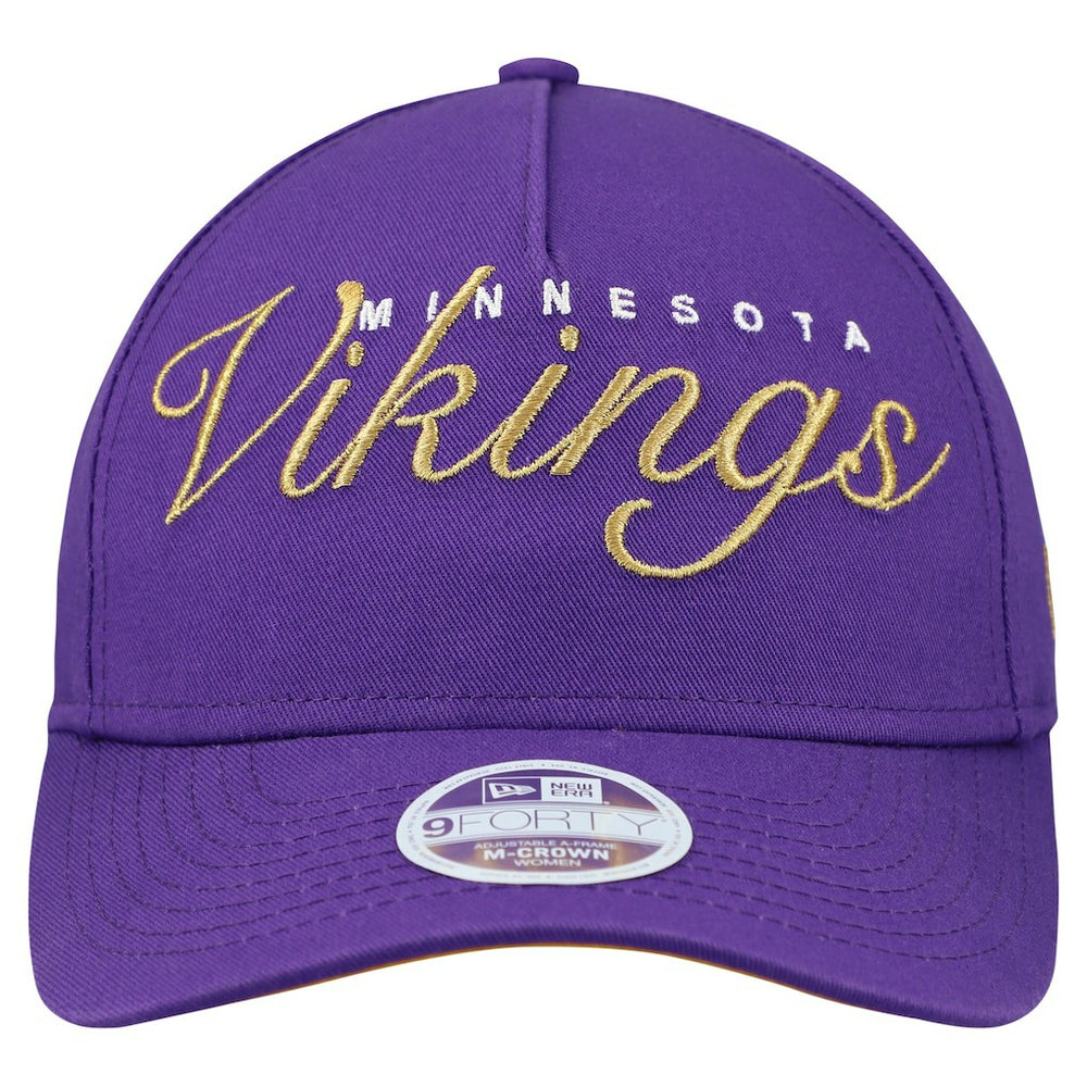 Women's Metallic 9FORTY M-Crown A-Frame Adjustable Hat - Minnesota Vikings
