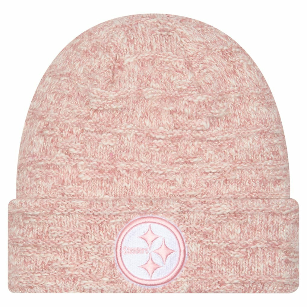 Women's Metallic Cuffed Knit Hat - Pittsburgh Steelers