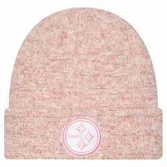 Women's Metallic Cuffed Knit Hat - Pittsburgh Steelers