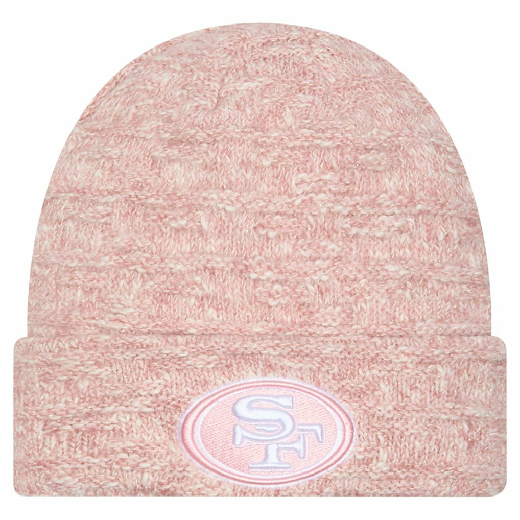 Women's Metallic Cuffed Knit Hat - San Francisco 49ers