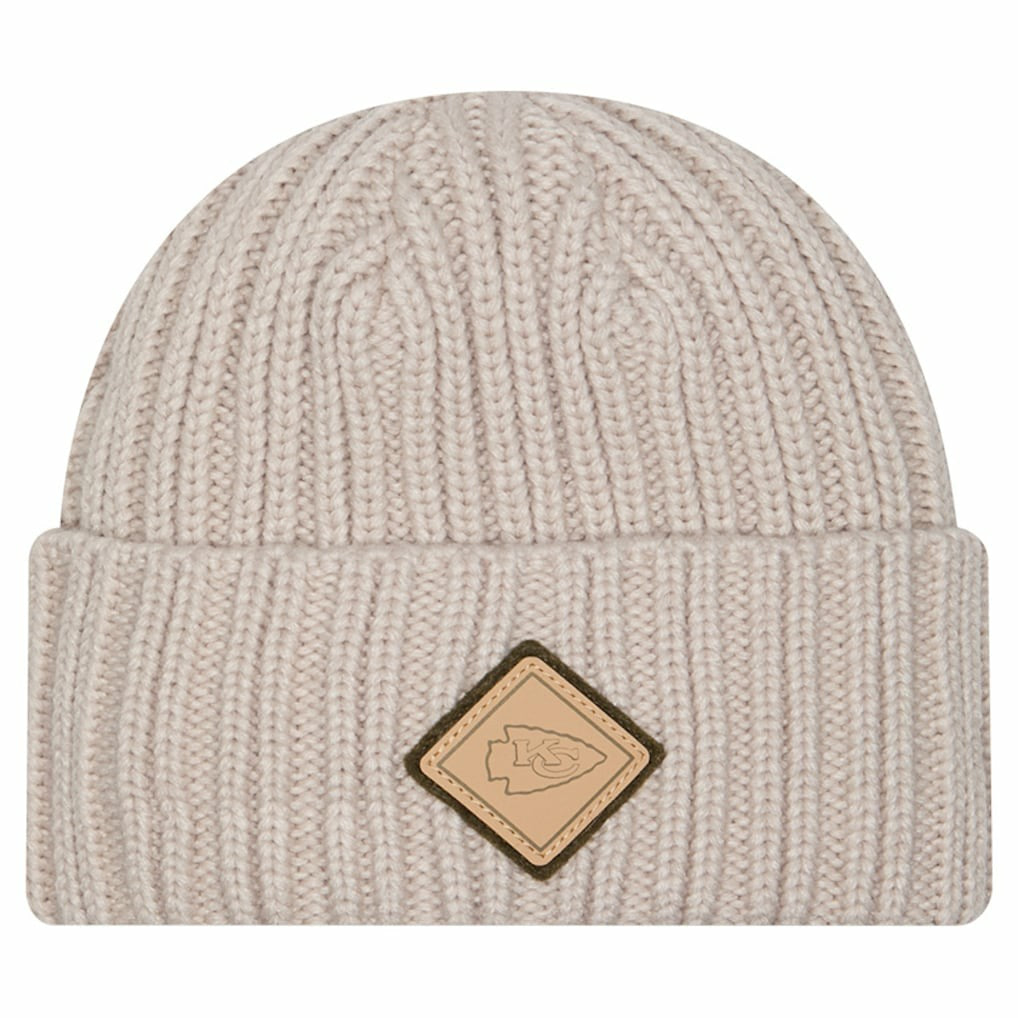 Logo Applique Cuffed Knit Hat - Kansas City Chiefs