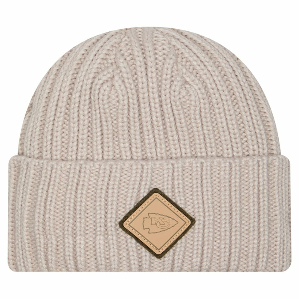 Logo Applique Cuffed Knit Hat - Kansas City Chiefs
