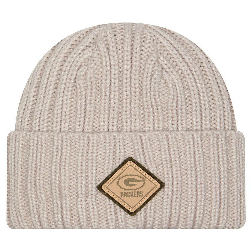 Logo Applique Cuffed Knit Hat - Green Bay Packers