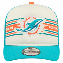 Banner A-Frame 9FIFTY Trucker Snapback Hat - Miami Dolphins