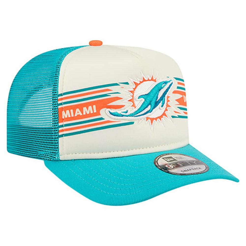 Banner A-Frame 9FIFTY Trucker Snapback Hat - Miami Dolphins