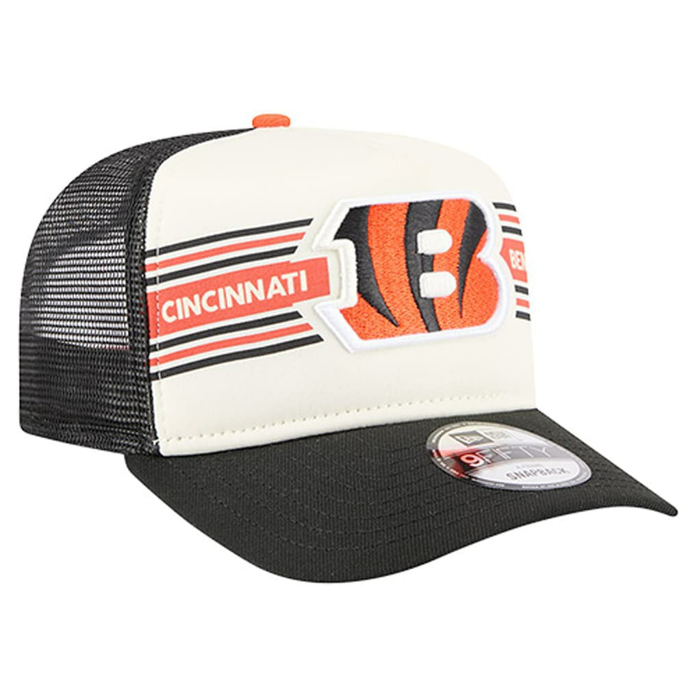 Banner A-Frame 9FIFTY Trucker Snapback Hat - Cincinnati Bengals