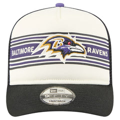 Banner A-Frame 9FIFTY Trucker Snapback Hat - Baltimore Ravens