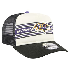 Banner A-Frame 9FIFTY Trucker Snapback Hat - Baltimore Ravens