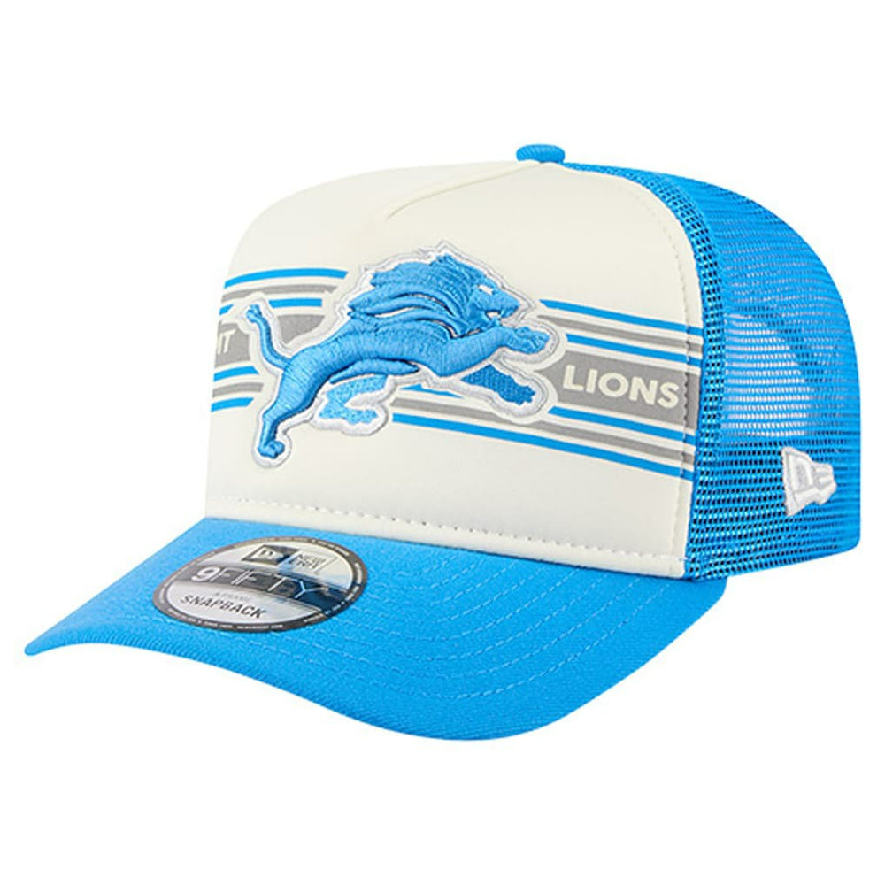 Banner A-Frame 9FIFTY Trucker Snapback Hat - Detroit Lions