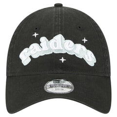 Girls Youth Cheer 9TWENTY Adjustable Hat - Las Vegas Raiders