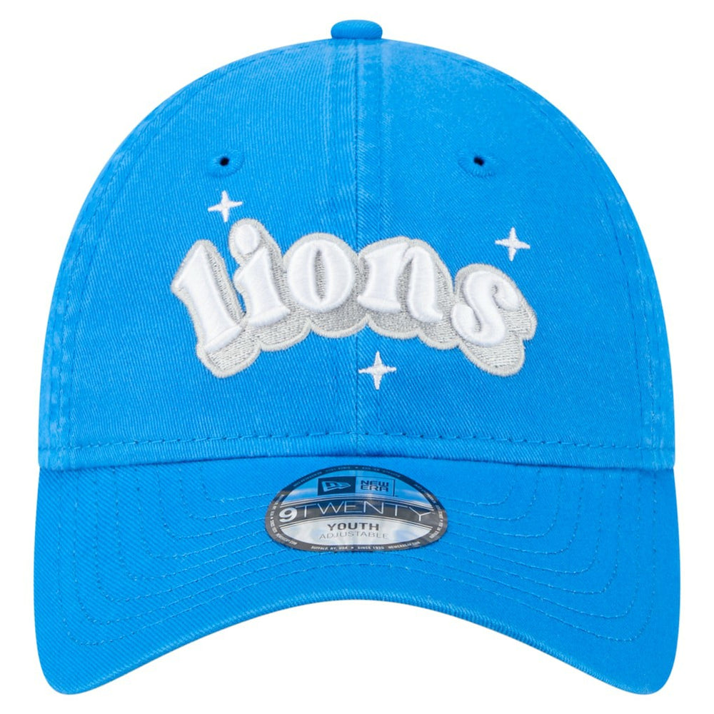 Girls Youth Cheer 9TWENTY Adjustable Hat - Detroit Lions