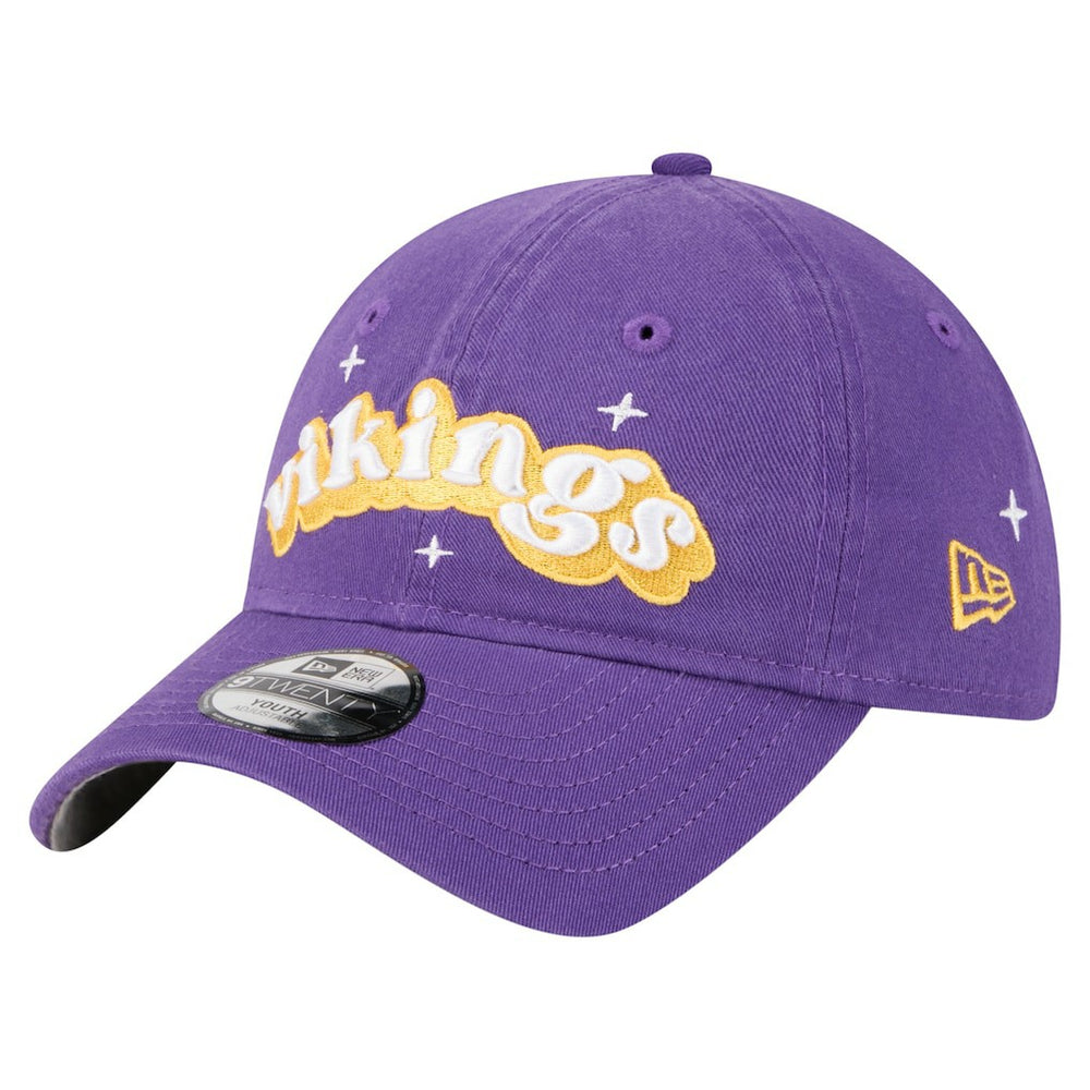 Girls Youth Cheer 9TWENTY Adjustable Hat - Minnesota Vikings