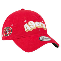 Girls Youth Cheer 9TWENTY Adjustable Hat - San Francisco 49ers