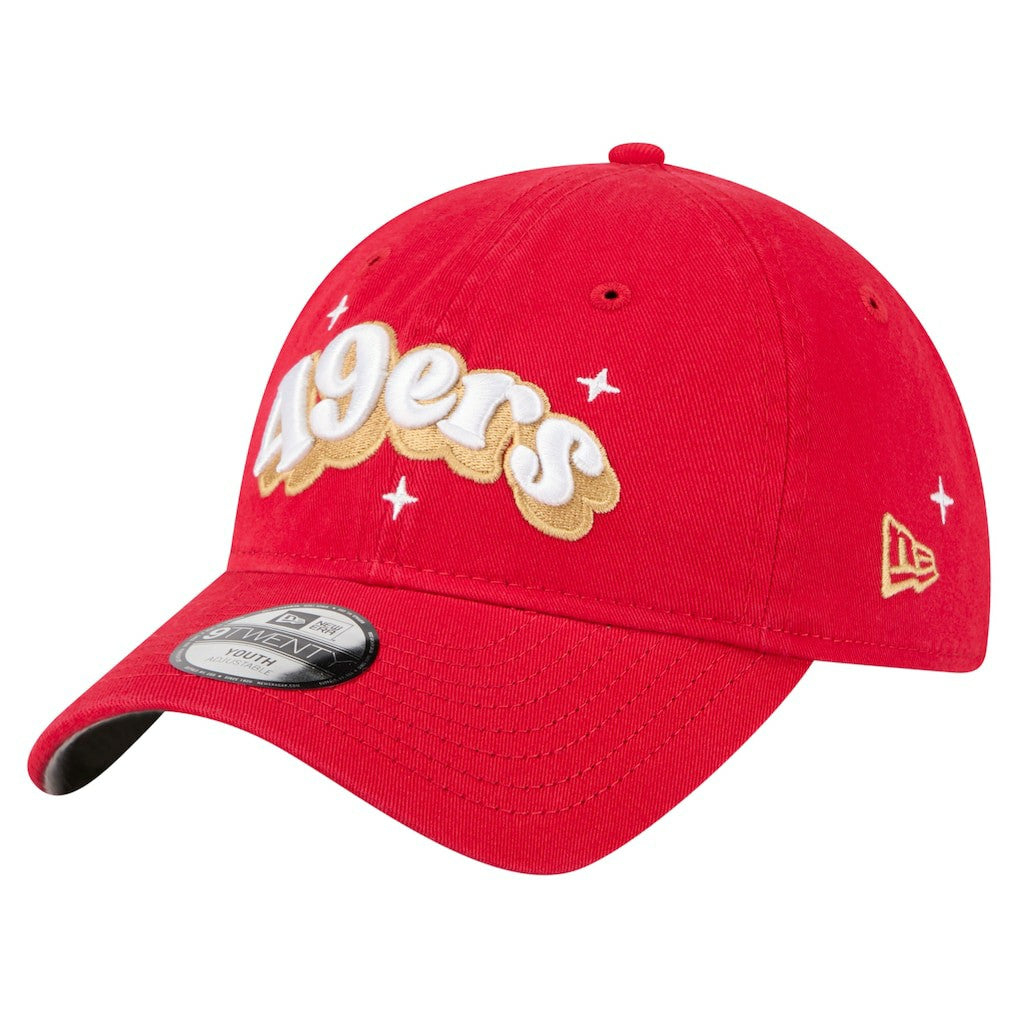 Girls Youth Cheer 9TWENTY Adjustable Hat - San Francisco 49ers
