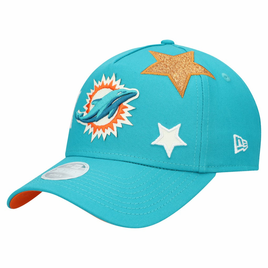 Women's Stardom A-Frame 9FORTY Adjustable Hat - Miami Dolphins