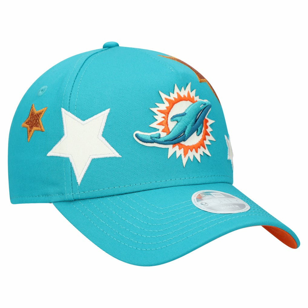 Women's Stardom A-Frame 9FORTY Adjustable Hat - Miami Dolphins