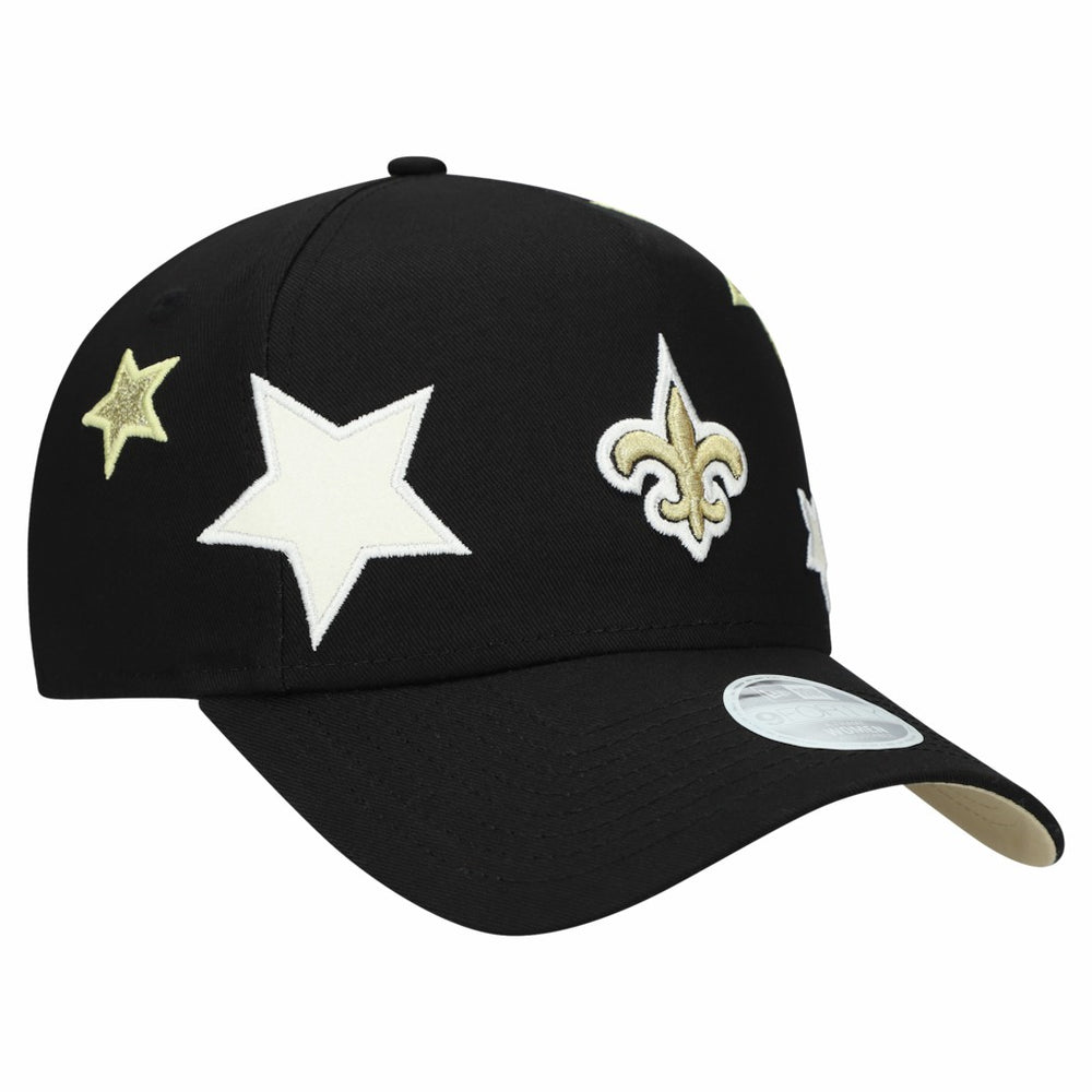 Women's Stardom A-Frame 9FORTY Adjustable Hat - New Orleans Saints
