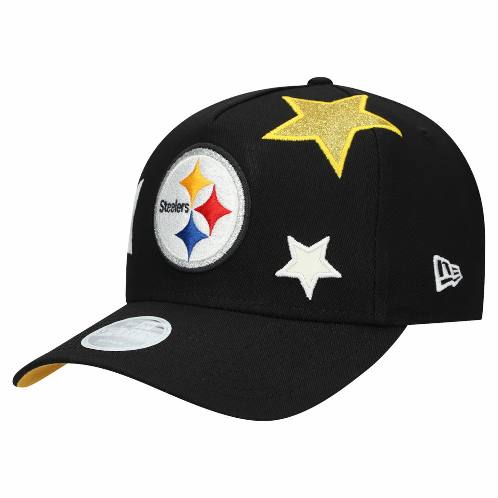 Women's Stardom A-Frame 9FORTY Adjustable Hat - Pittsburgh Steelers