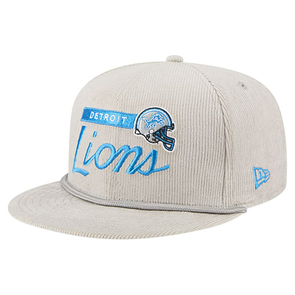Cord Rope Corduroy 9FIFTY Snapback Hat - Detroit Lions