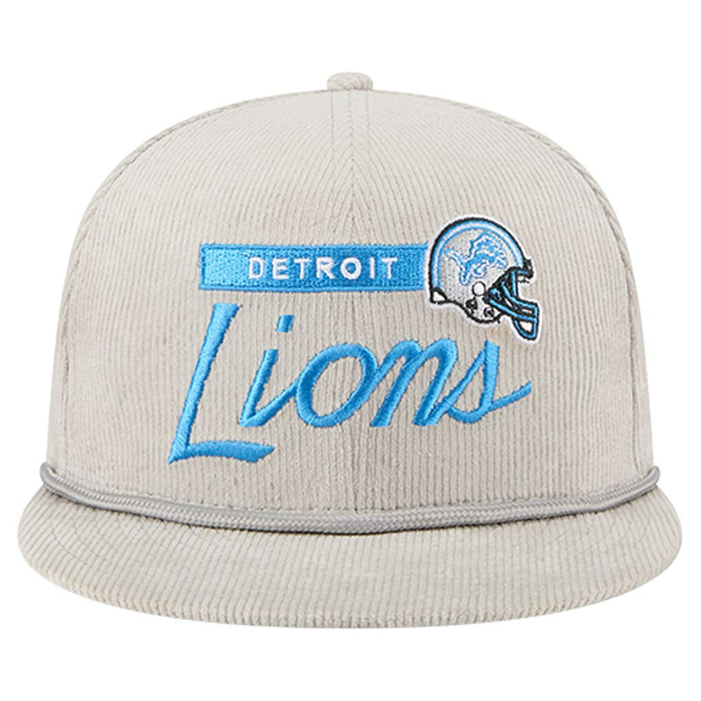 Cord Rope Corduroy 9FIFTY Snapback Hat - Detroit Lions