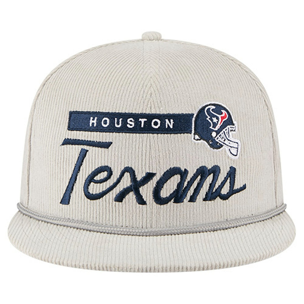 Cord Rope Corduroy 9FIFTY Snapback Hat - Houston Texans