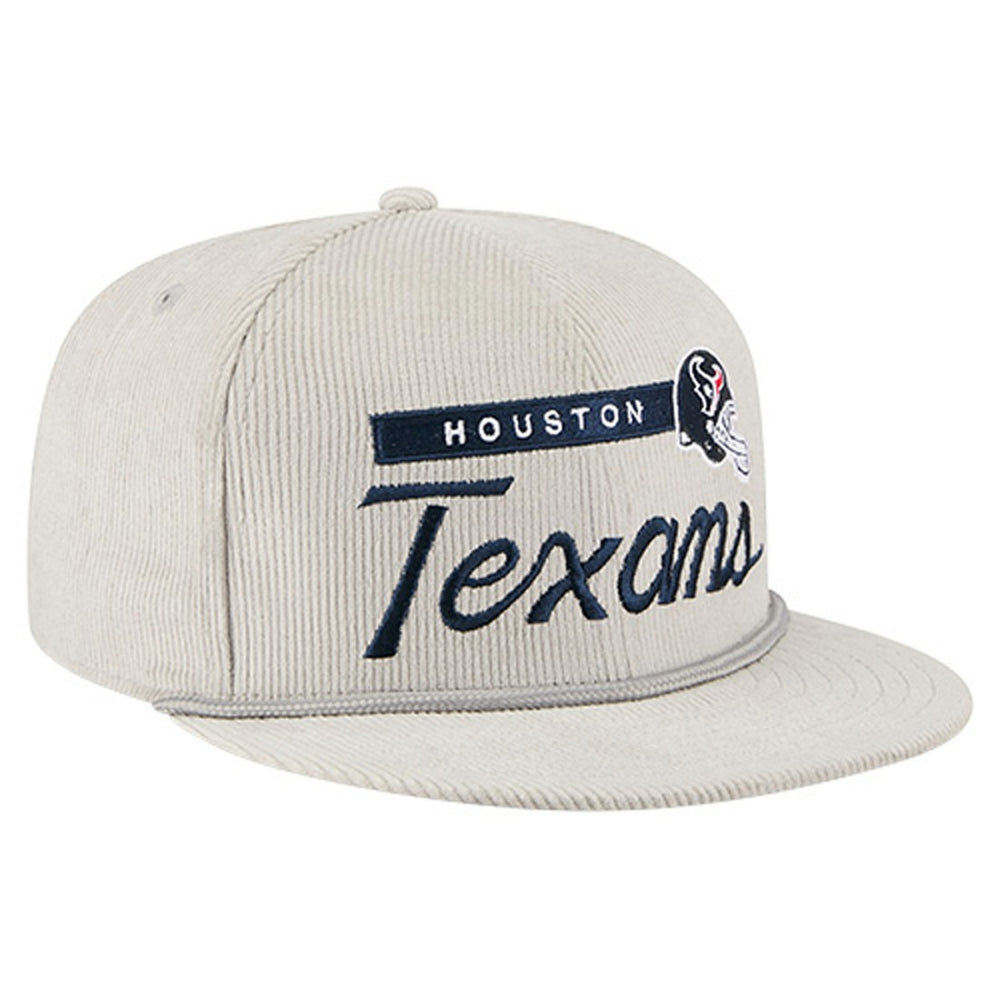 Cord Rope Corduroy 9FIFTY Snapback Hat - Houston Texans