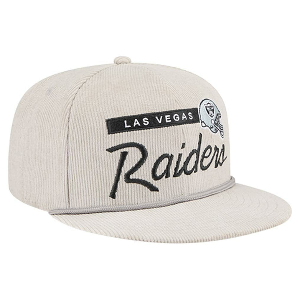 Cord Rope Corduroy 9FIFTY Snapback Hat - Las Vegas Raiders