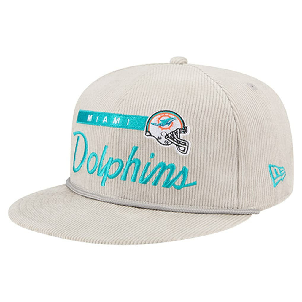 Cord Rope Corduroy 9FIFTY Snapback Hat - Miami Dolphins
