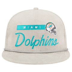 Cord Rope Corduroy 9FIFTY Snapback Hat - Miami Dolphins