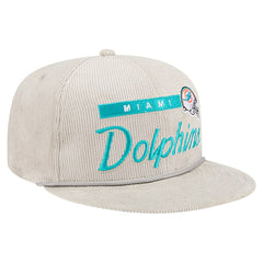 Cord Rope Corduroy 9FIFTY Snapback Hat - Miami Dolphins