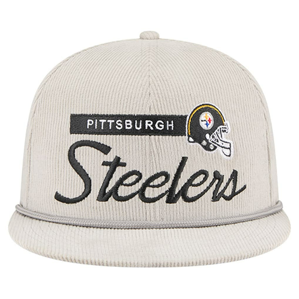 Cord Rope Corduroy 9FIFTY Snapback Hat - Pittsburgh Steelers