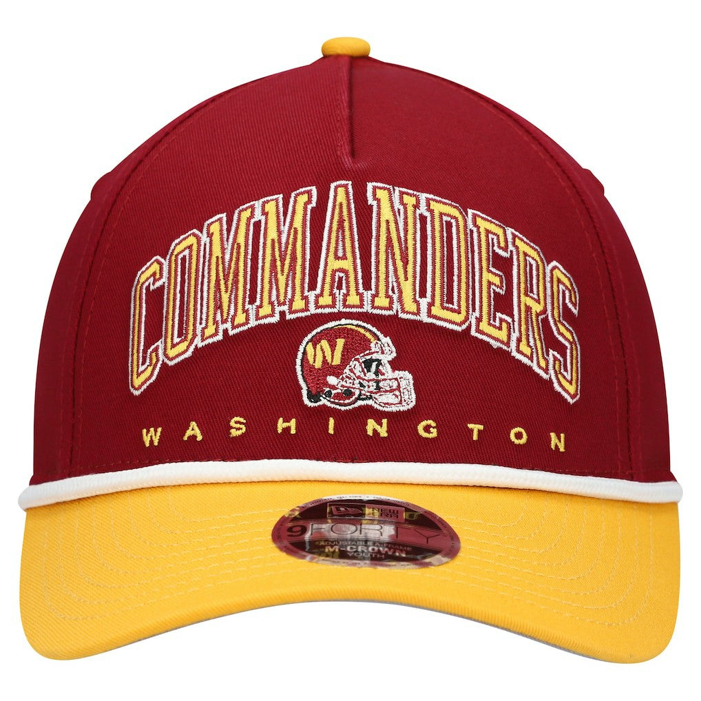 Youth Arch COOLERA 9FORTY A-Frame Adjustable Hat - Washington Commanders