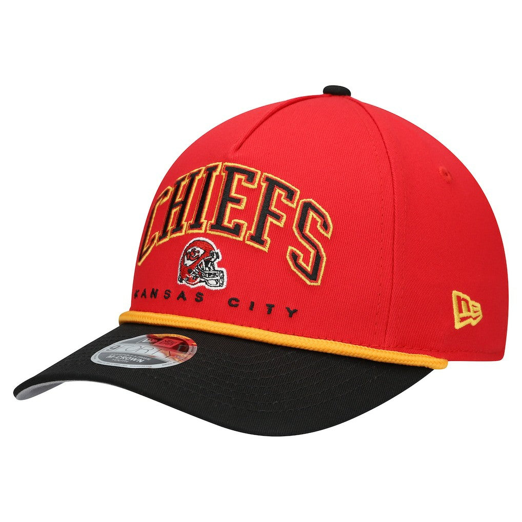 Youth Arch COOLERA 9FORTY A-Frame Adjustable Hat - Kansas City Chiefs