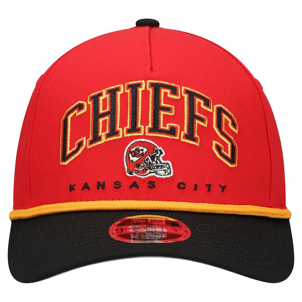 Youth Arch COOLERA 9FORTY A-Frame Adjustable Hat - Kansas City Chiefs