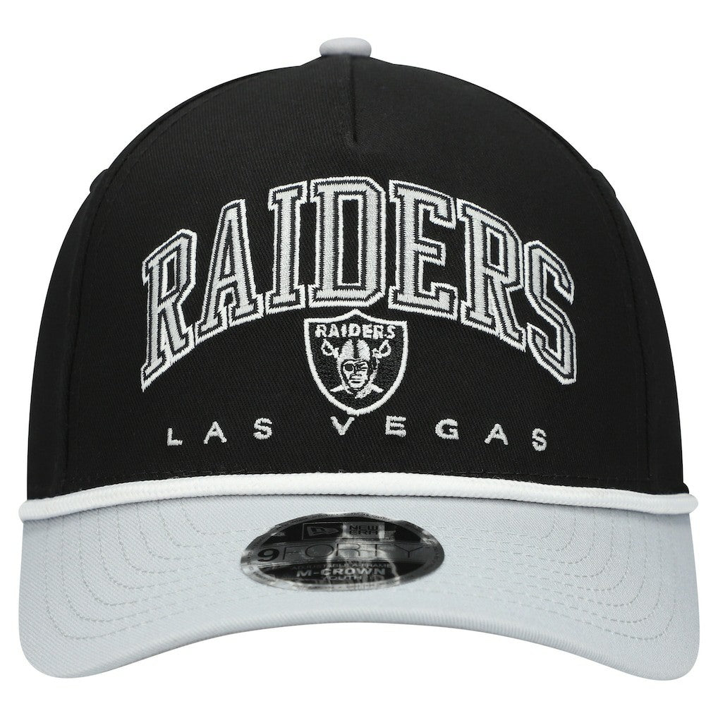 Youth Arch COOLERA 9FORTY A-Frame Adjustable Hat - Las Vegas Raiders
