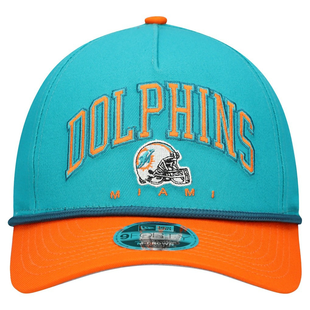 Youth Arch COOLERA 9FORTY A-Frame Adjustable Hat - Miami Dolphins