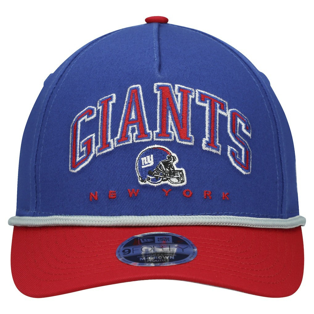 Youth Arch COOLERA 9FORTY A-Frame Adjustable Hat - New York Giants