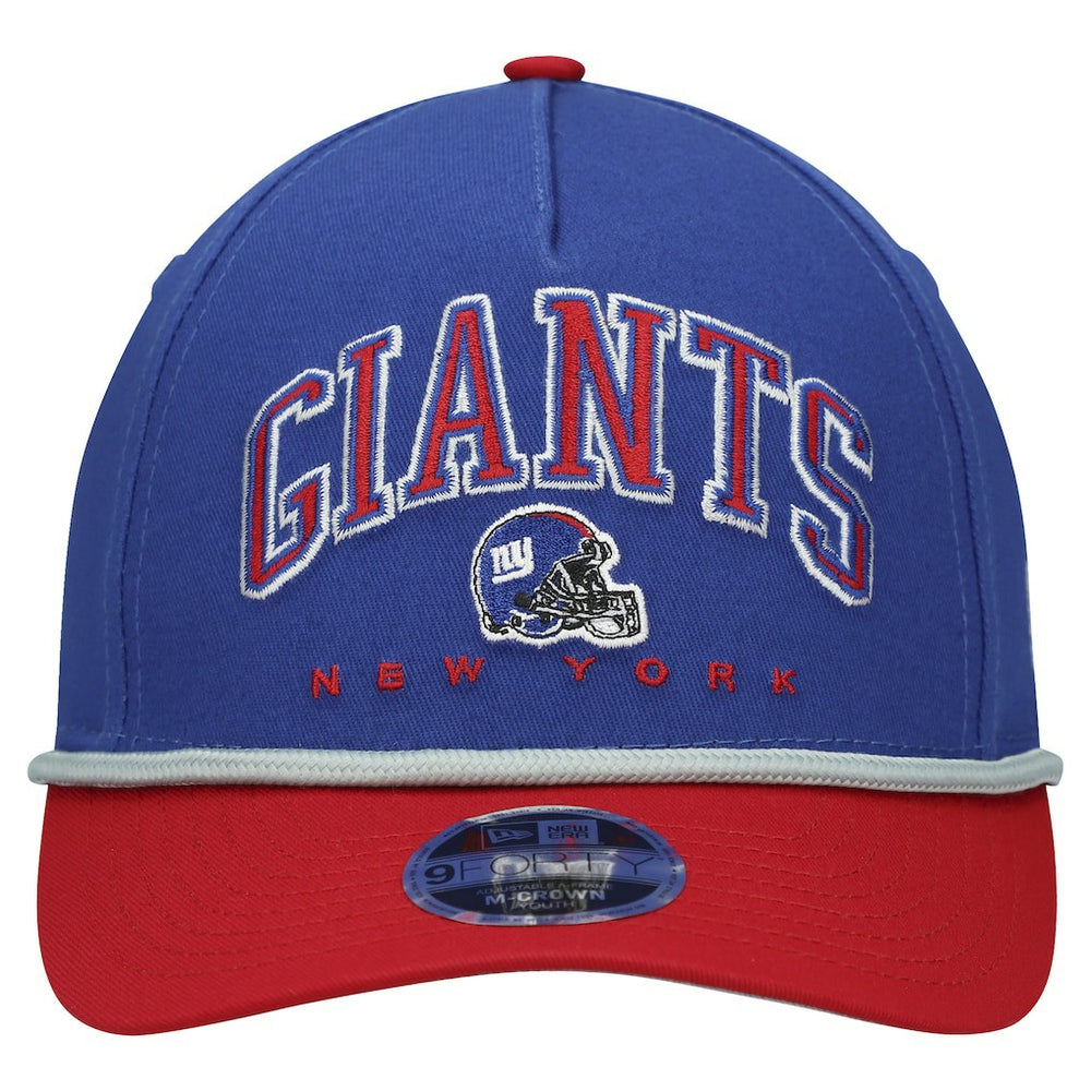 Youth Arch COOLERA 9FORTY A-Frame Adjustable Hat - New York Giants