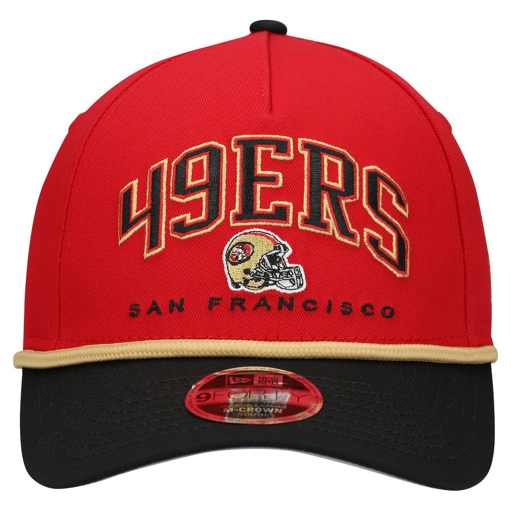 Youth Arch COOLERA 9FORTY A-Frame Adjustable Hat - San Francisco 49ers