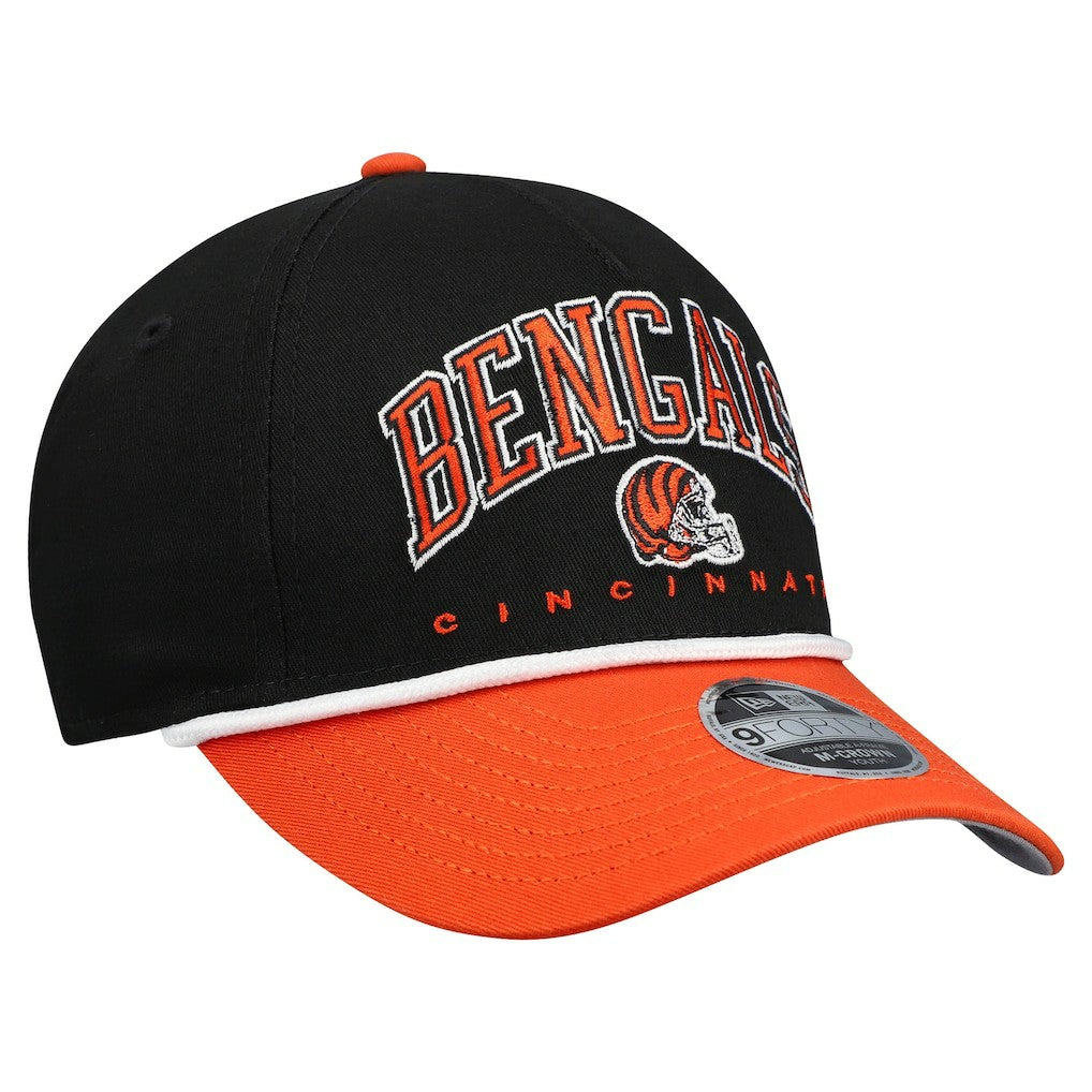 Youth Arch COOLERA 9FORTY A-Frame Adjustable Hat - Cincinnati Bengals