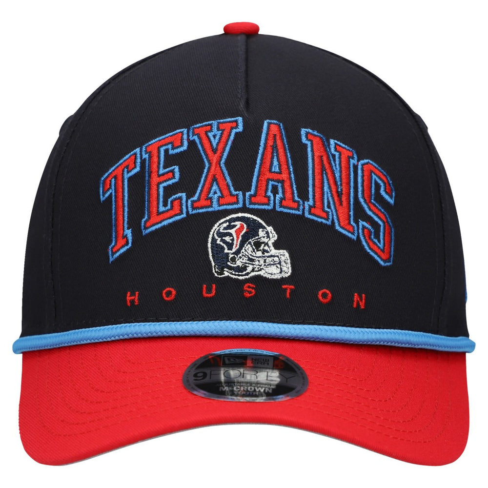 Youth Arch COOLERA 9FORTY A-Frame Adjustable Hat - Houston Texans