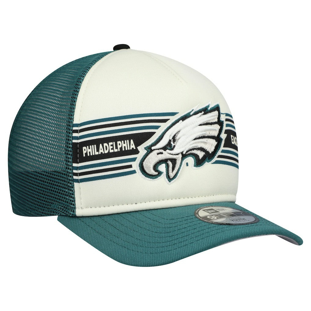 Youth Banner 9FIFTY A-Frame Adjustable Trucker Hat - Philadelphia Eagles