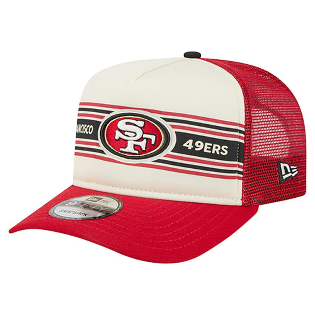 Youth Banner 9FIFTY A-Frame Adjustable Trucker Hat - San Francisco 49ers